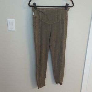FP Movement by Free People Olive/Tan Leggings